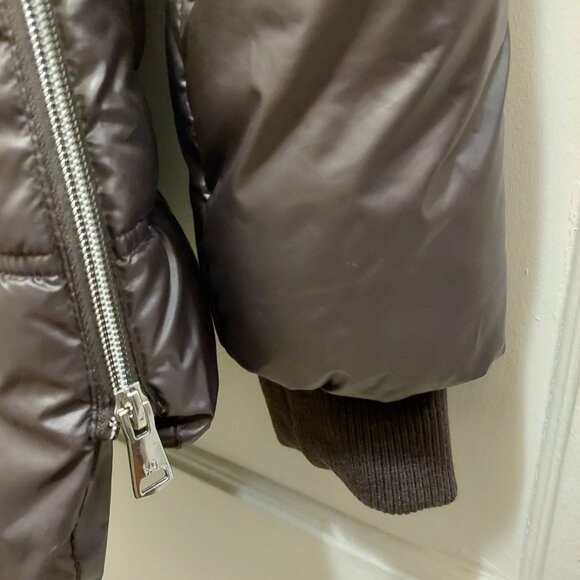 NWT Kenneth Cole New York Chocolate Brown Hooded Puffer, XL NWT - Picture 6 of 7